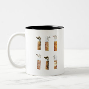 Taza Bicolor cigarrillo mostrado