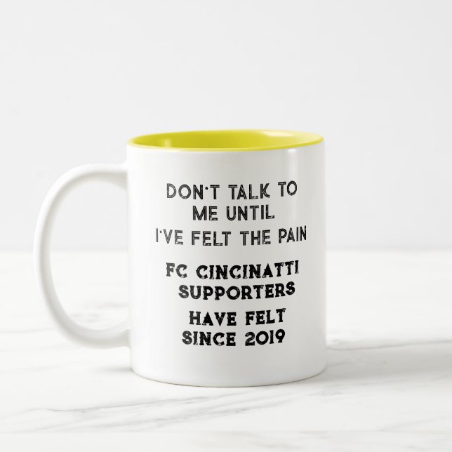 Taza Bicolor Cincinnati Twitter post mug (Izquierda)