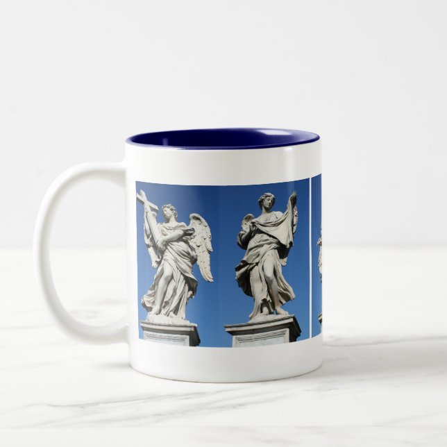 Taza Bicolor cinco ángeles (Izquierda)