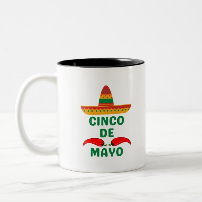 Taza Bicolor Cinco de mayo (Izquierda)