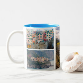 Taza Bicolor Cinque Terre, Liguria, Italia