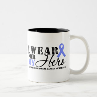 Taza Bicolor Cinta del esófago del héroe del cáncer