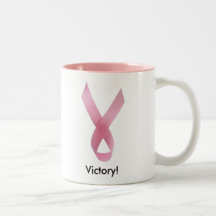 Taza Bicolor Cinta rosada