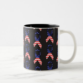 Taza Bicolor Cinta USA