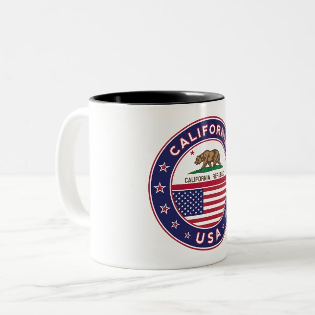 Taza Bicolor circle design, (Anverso izquierdo)