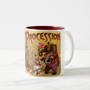 Taza Bicolor Circo