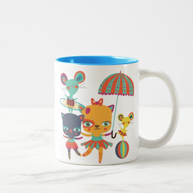 Taza Bicolor Circo Cuties (Derecha)