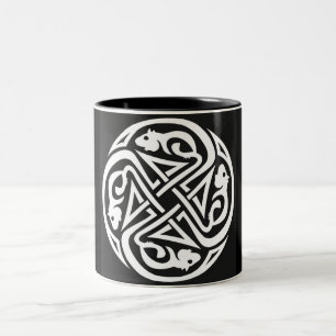 Taza Bicolor Círculo céltico de las ratas