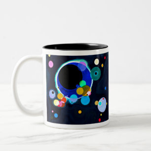 Taza Bicolor Círculos de Kandinsky