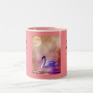 Taza Bicolor Cisne noble