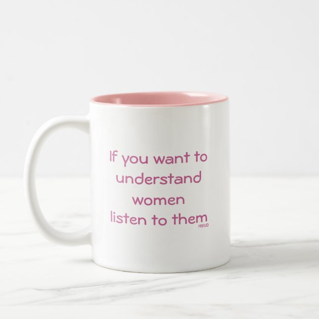 Taza Bicolor Cita de Freud (Izquierda)