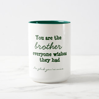 Taza Bicolor Cita de hermano Mug