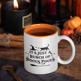 Taza Bicolor Cita de Hocus Pocus Black Halloween