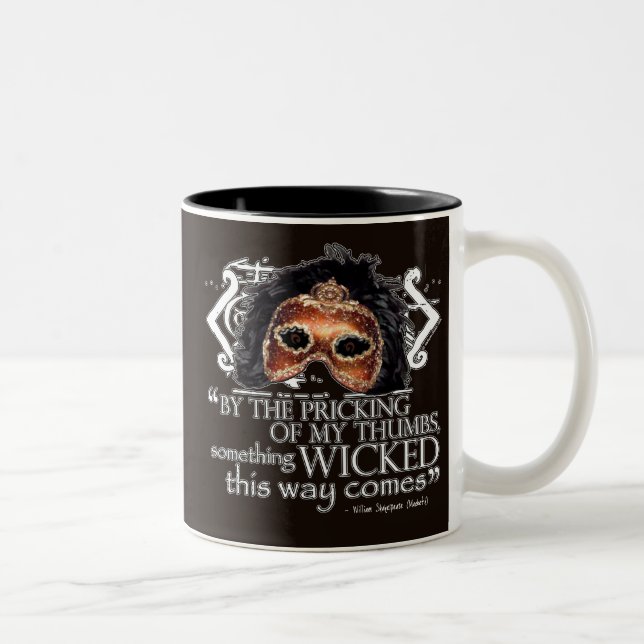 Taza Bicolor Cita de Macbeth (Derecha)