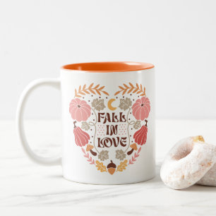 Taza Bicolor Cita de otoño del Boho