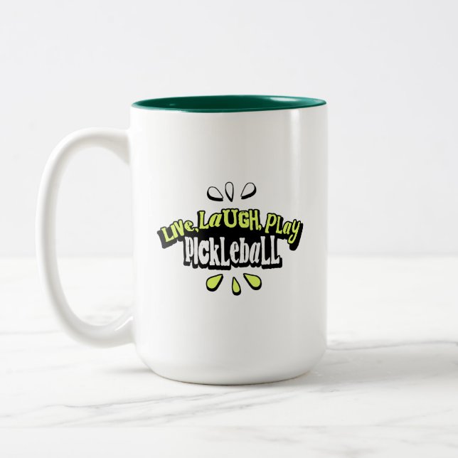 Taza Bicolor Cita de Pickleball (Izquierda)