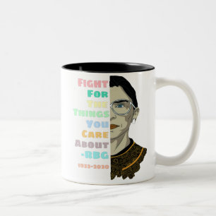 Taza Bicolor Cita de Ruth Bader Ginsburg