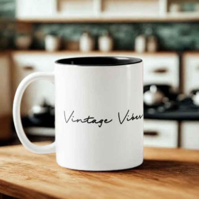 Taza Bicolor Cita de Vibes de época (Subido por el creador)