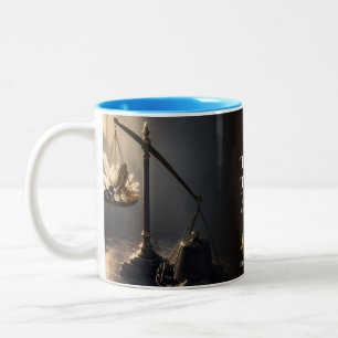 Taza Bicolor Cita del Libro Las Reglas Te Sostienen