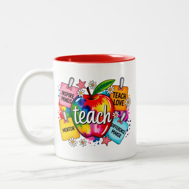 Taza Bicolor Cita del profesor (Izquierda)