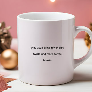 Taza Bicolor Cita divertida 2024 Más Rupturas De Café