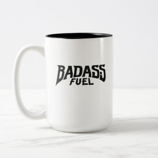 Taza Bicolor Cita divertida de moda sobre el combustible Badass