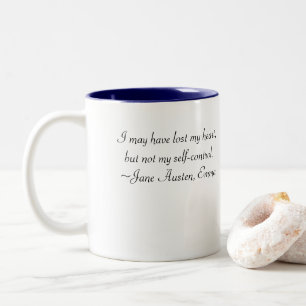 Taza Bicolor Cita Emma Austen de mi corazón perdida