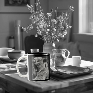 Taza Bicolor Cita graciosa de Yawning Koala