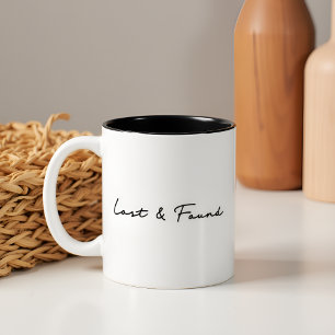 Taza Bicolor Cita Inspiradora perdida y encontrada