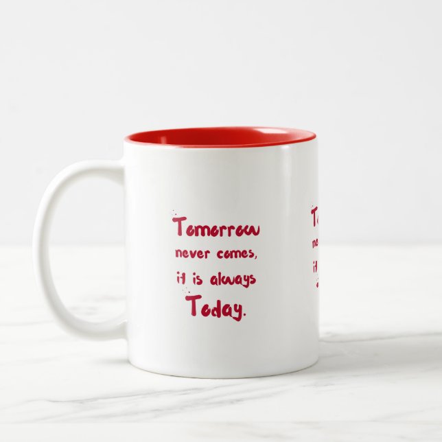 Taza Bicolor Cita motivadora Mug - Winspira (Izquierda)