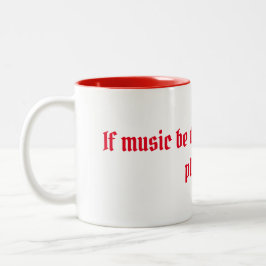 Taza Bicolor Cita musical y de amor de Shakespeare