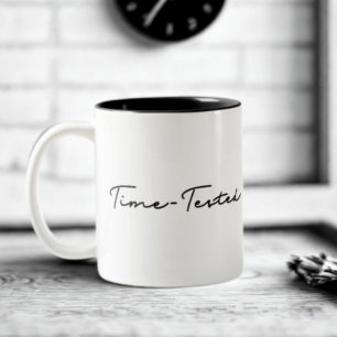 Taza Bicolor Cita probada por tiempo