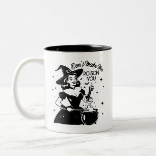 Taza Bicolor Cita sarcástica divertida de Glam Chica retro de l