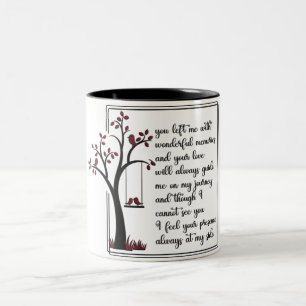 Taza Bicolor Cita/sublimación en memoria del cardenal