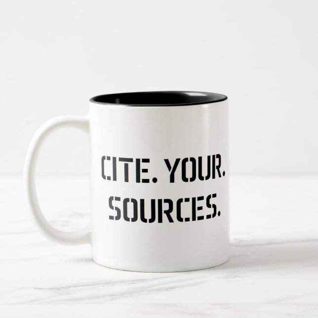 Taza Bicolor citar sus fuentes (Izquierda)
