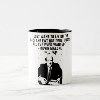 Taza Bicolor Citas de Office - KEVIN
