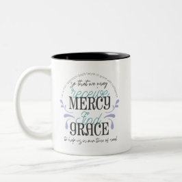 Taza Bicolor Citas hebreas 4:16