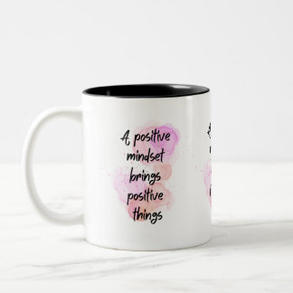 Taza Bicolor Citas inspiradoras positivas, Empoderamiento