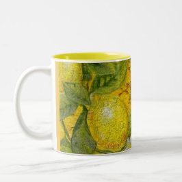 Taza Bicolor Citrus - Lemon Mug