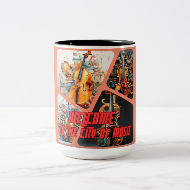 Taza Bicolor Ciudad de la Música (Centro)
