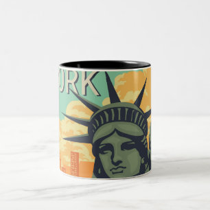 Taza Bicolor Ciudad de Nueva York