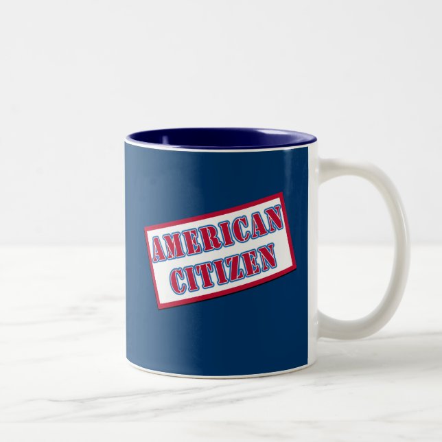 Taza Bicolor Ciudadano americano (Derecha)