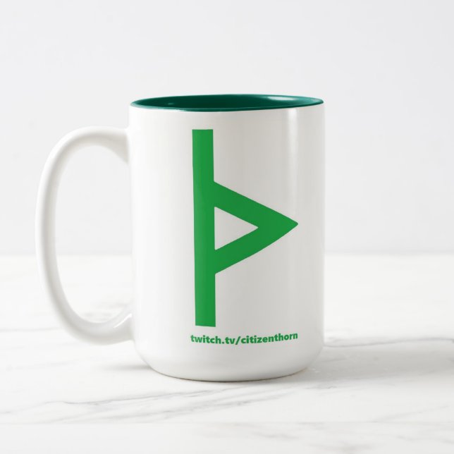 Taza Bicolor Ciudadano lanza pulsera (Izquierda)