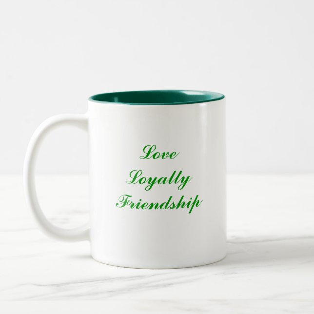 Taza Bicolor Claddagh (Izquierda)