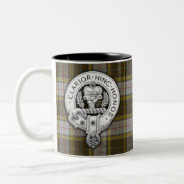 Taza Bicolor Clan Buchanan Escudo y Vestir Tartán