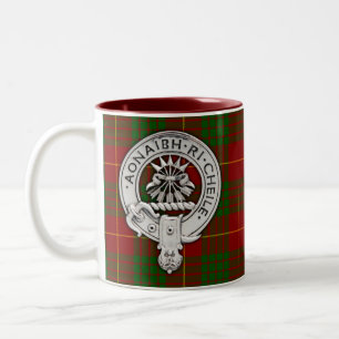 Taza Bicolor Clan Cameron Escudo y Tartán