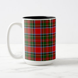 Taza Bicolor Clan Stewart Tartan Coffee Mug