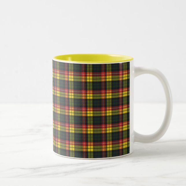 Taza Bicolor Clan Tartán Buchanan (Derecha)