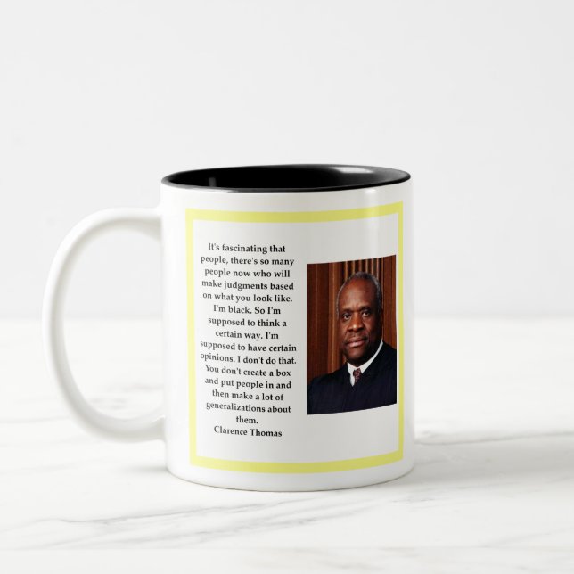 Taza Bicolor Clarence Thomas (Izquierda)