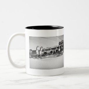 Taza Bicolor Clarinet Mug